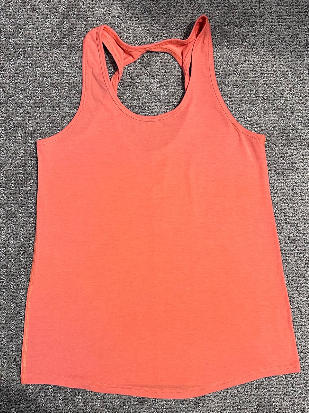 Zyia Coral Workout Tank with Back Cut-out, size M
